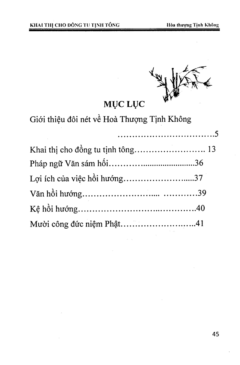 Khai Thị Cho Đồng Tu Tịnh Độ Tông